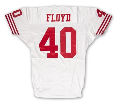 1995 William Floyd San Francisco 49ers Game Worn Road Jersey (49ers LOA)